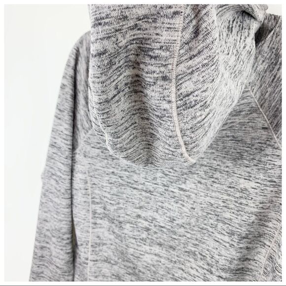 Athleta | Gray Funnel Long Sleeve Hooded Sweatshirt XS - Picture 11 of 16